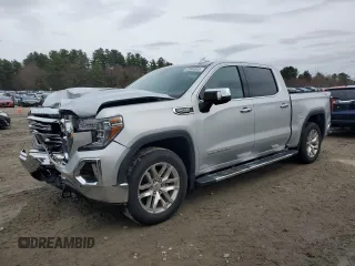 2019 GMC Sierra 1500 SLT z VIN 1GTU9DEDXKZ112328, wystawiony jako Copart lot #52866915 z przebiegiem Nie podano mil oraz Szkoda całkowita • Salvage title. Historia ofert i sprzedaży dostępna na DreamBid. Obrazek 1.