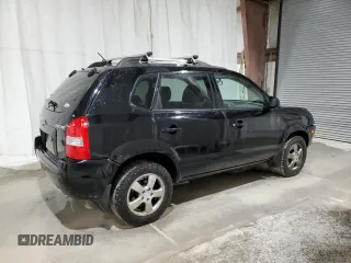 2007 Hyundai Tucson GLS with VIN KM8JM12B27U586678, listed as a Copart auction lot 76318234 with 135,542 mi miles and Salvage Title. Bid and sale history available at carsss.com. Image 3.
