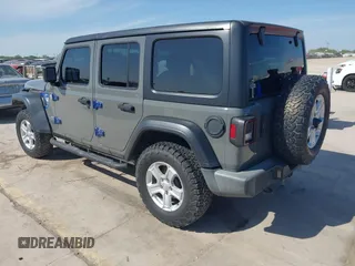 2020 Jeep Wrangler Unlimited Sport S z VIN 1C4HJXDN3LW337617, wystawiony jako IAAI lot #42022340 z przebiegiem 48 201 mil mil oraz . Historia ofert i sprzedaży dostępna na DreamBid. Obrazek 3.
