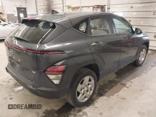2024 Hyundai Kona SE with VIN KM8HACABXRU041822, listed as a IAAI auction lot 41940887 with 24,505 mi miles. Bid and sale history available at carsss.com. Image 4.