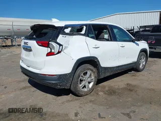 2020 GMC Terrain SLE with VIN 3GKALMEV1LL224087, listed as a IAAI auction lot 41843729 with 54,152 mi miles. Bid and sale history available at carsss.com. Image 4.