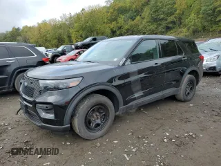 2021 Ford Police Interceptor Utility z VIN 1FM5K8AB5MGC40409, wystawiony jako Copart lot #73527934 z przebiegiem 45 716 mil mil oraz Szkoda całkowita • Salvage title. Historia ofert i sprzedaży dostępna na DreamBid. Obrazek 1.