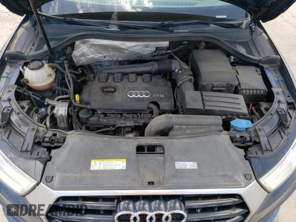 2018 Audi Q3 Premium with VIN WA1BCCFS4JR026621, listed as a Copart auction lot 56717995 with 118,484 mi miles and Salvage title. Bid and sale history available at DreamBid. Image 12.