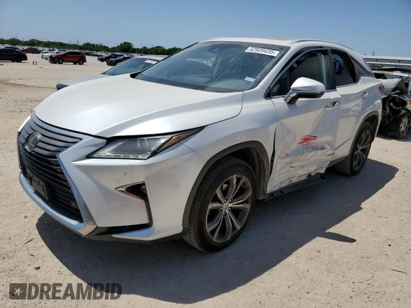 2016 Lexus RX 350 with VIN 2T2ZZMCA3GC026287, listed as a Copart auction lot 52939435 with 142,537 mi miles and Salvage Title. Bid and sale history available at DreamBid. Image 1.