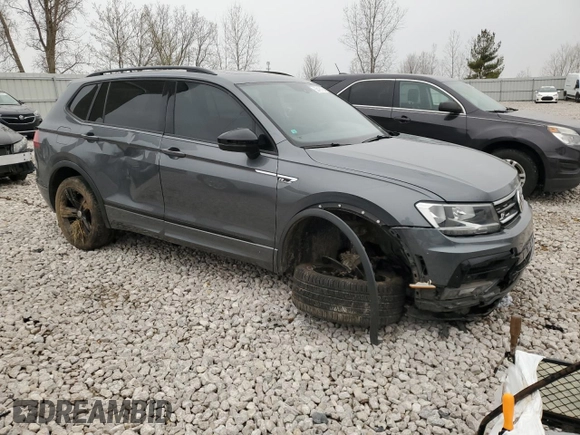 2019 Volkswagen Tiguan SE with VIN 3VV2B7AX6KM135296, listed as a Copart auction lot 53418175 with Not Provided miles and Clean Title. Bid and sale history available at DreamBid. Image 4.