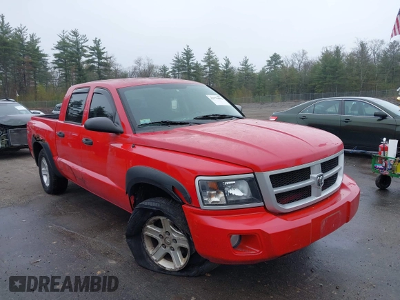 2011 Ram Dakota Bighorn/Lonestar with VIN 1D7RW3GK4BS549700, listed as a IAAI auction lot 42176692 with 167,832 mi miles. Bid and sale history available at carsss.com. Image 1.