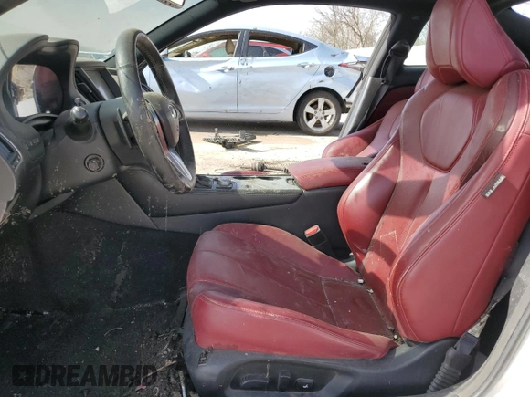 2017 Infiniti Q60 Red Sport 400 with VIN JN1FV7EL2HM700875, listed as a Copart auction lot 47393185 with Not provided miles and Salvage title. Bid and sale history available at DreamBid. Image 7.