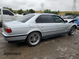 1997 BMW 7 Series 740il with VIN WBAGJ8323VDM00753, listed as a Copart auction lot 66674414 with 255,389 mi miles and Salvage Title. Bid and sale history available at carsss.com. Image 3.