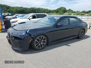 2025 BMW 7 Series 740i xDrive with VIN WBA33EH07SCU55254, listed as a Copart auction lot 62841015 with 4,314 mi miles and Clean title. Bid and sale history available at DreamBid. Image 1.