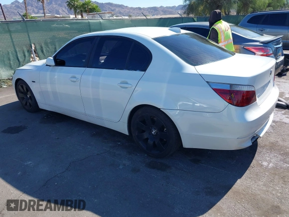 2007 BMW 5 Series 530i with VIN WBANE735X7CM55869, listed as a IAAI auction lot 42228854 with 224,397 mi miles and . Bid and sale history available at DreamBid. Image 3.