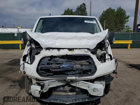 2017 Ford Transit with VIN 1FTYR1YG9HKA56552, listed as a Copart auction lot 59769755 with 116,001 mi miles and Salvage title. Bid and sale history available at DreamBid. Image 5.