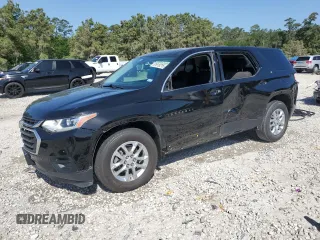 2019 Chevrolet Traverse LS with VIN 1GNERFKW2KJ246410, listed as a Copart auction lot 51918215 with 94,570 mi miles and Salvage Title. Bid and sale history available at carsss.com. Image 1.
