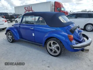 1979 Volkswagen Beetle with VIN 1592001349, listed as a Copart auction lot 76376084 with 27,250 mi miles and Salvage Title. Bid and sale history available at DreamBid. Image 2.