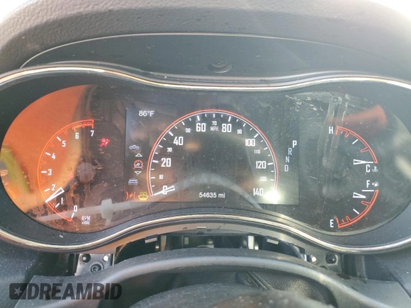 2019 Dodge Durango R/T with VIN 1C4SDHCTXKC598827, listed as a Copart auction lot 43946485 with 54,635 mi miles and Non repairable. Bid and sale history available at DreamBid. Image 9.