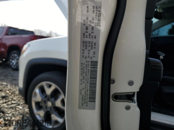 2020 Jeep Compass Limited with VIN 3C4NJDCB0LT195905, listed as a Copart auction lot 81085404 with 108,352 mi miles and Salvage Title. Bid and sale history available at carsss.com. Image 13.