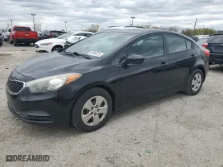 2015 Kia Forte LX with VIN KNAFK4A66F5390187, listed as a Copart auction lot 53268725 with 167,802 mi miles and Clean Title. Bid and sale history available at carsss.com. Image 1.