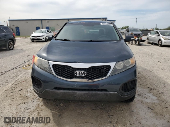 2011 Kia Sorento LX with VIN 5XYKT3A11BG014799, listed as a Copart auction lot 49966885 with 185,247 mi miles and Salvage Title. Bid and sale history available at DreamBid. Image 5.