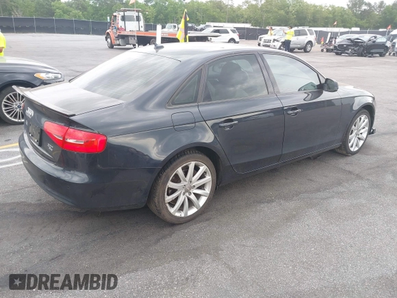 2013 Audi A4 Premium Plus with VIN WAUFFAFL0DN044778, listed as a IAAI auction lot 42063793 with 110,073 mi miles and . Bid and sale history available at DreamBid. Image 4.