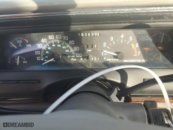 1998 Buick LeSabre Limited with VIN 1G4HR52K7WH501560, listed as a Copart auction lot 49534265 with 150,585 mi miles and Clean Title. Bid and sale history available at carsss.com. Image 9.