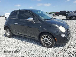 2012 FIAT 500 Pop with VIN 3C3CFFAR4CT106202, listed as a Copart auction lot 55217065 with 124,402 mi miles and Clean Title. Bid and sale history available at carsss.com. Image 4.