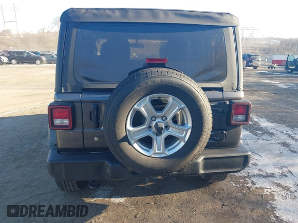 2020 Jeep Wrangler Sport S with VIN 1C4GJXAN8LW207543, listed as a IAAI auction lot 41630531 with 22,621 mi miles and . Bid and sale history available at DreamBid. Image 17.