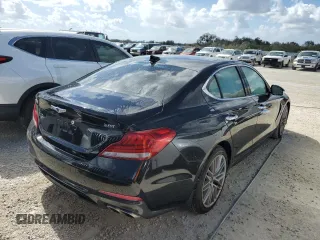 2020 Genesis G70 2.0T with VIN KMTG34LA5LU049730, listed as a Copart auction lot 78327514 with 40,617 mi miles and Salvage Title. Bid and sale history available at carsss.com. Image 3.