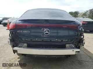 2022 Mercedes-Benz EQS with VIN W1KCG2DB3NA003868, listed as a Copart auction lot 48255124 with 0 mi miles. Bid and sale history available at carsss.com. Image 6.