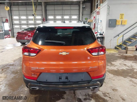2022 Chevrolet TrailBlazer ACTIV with VIN KL79MSSL4NB143637, listed as a IAAI auction lot 41614349 with 42,991 mi miles. Bid and sale history available at carsss.com. Image 16.