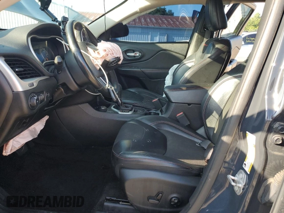 2017 Jeep Cherokee Trailhawk with VIN 1C4PJMBS0HW517406, listed as a Copart auction lot 61254315 with 99,284 mi miles and Clean title. Bid and sale history available at DreamBid. Image 7.