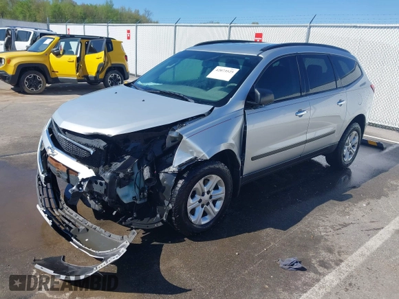 2012 Chevrolet Traverse LS with VIN 1GNKRFED0CJ405987, listed as a IAAI auction lot 42073525 with 162,300 mi miles and . Bid and sale history available at DreamBid. Image 19.