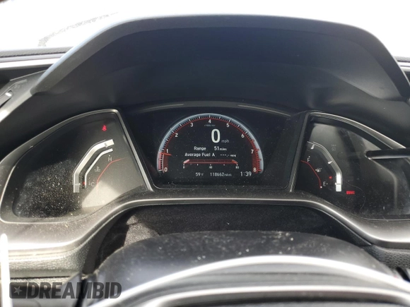 2017 Honda Civic Si with VIN 2HGFC3A55HH752606, listed as a Copart auction lot 46866185 with 118,662 mi miles and Salvage Title. Bid and sale history available at DreamBid. Image 9.