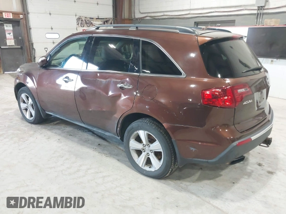 2011 Acura MDX Tech Pkg with VIN 2HNYD2H66BH541588, listed as a IAAI auction lot 42002712 with 216,298 mi miles. Bid and sale history available at carsss.com. Image 3.