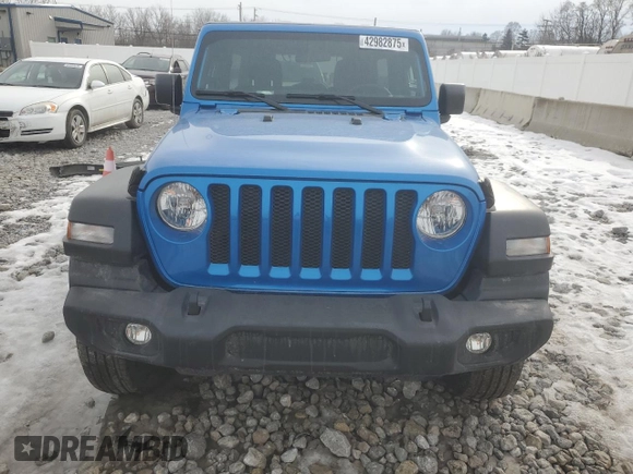 2023 Jeep Wrangler Sport S with VIN 1C4HJXDN5PW573692, listed as a Copart auction lot 42982875 with 25,584 mi miles and Salvage Title. Bid and sale history available at DreamBid. Image 5.