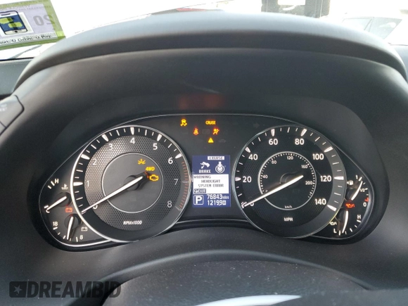 2019 Nissan Armada SV with VIN JN8AY2NC1K9585637, listed as a Copart auction lot 81100094 with 76,843 mi miles and Salvage Title. Bid and sale history available at carsss.com. Image 9.