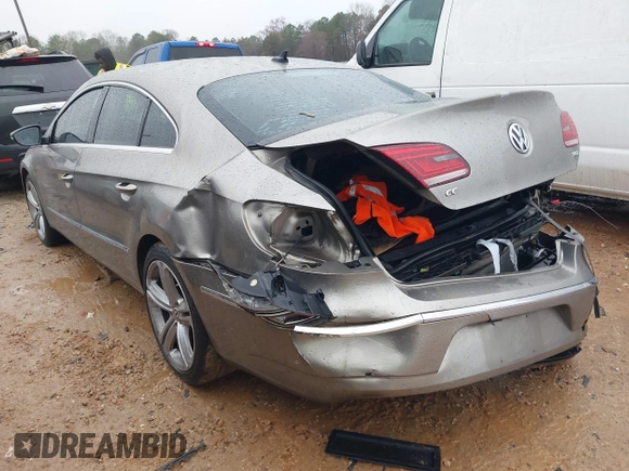 2013 Volkswagen CC Sport with VIN WVWBP7AN1DE520434, listed as a IAAI auction lot 41565789 with 273,503 mi miles. Bid and sale history available at carsss.com. Image 3.