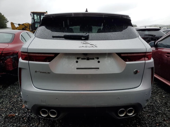 2023 Jaguar F-Pace SVR with VIN SADCZ2EE9PA708761, listed as a Copart auction lot 69895114 with 20,217 mi miles and Salvage Title. Bid and sale history available at DreamBid. Image 6.