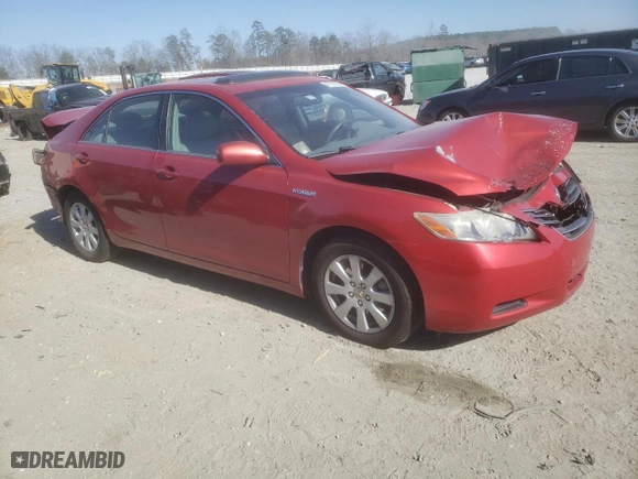 2007 Toyota Camry Hybrid with VIN JTNBB46KX73034082, listed as a Copart auction lot 47565025 with 128,854 mi miles and Salvage Title. Bid and sale history available at carsss.com. Image 4.