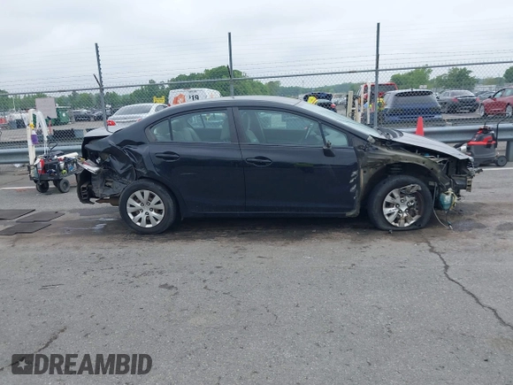 2012 Honda Civic LX with VIN 19XFB2F55CE107821, listed as a IAAI auction lot 42119926 with 172,942 mi miles and . Bid and sale history available at DreamBid. Image 13.