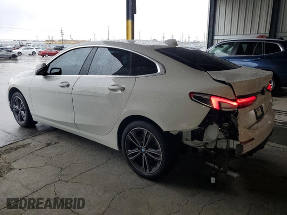 2023 BMW 2 Series 228i with VIN WBA53AK06P7M18836, listed as a Copart auction lot 44074235 with 10,712 mi miles and Salvage Title. Bid and sale history available at carsss.com. Image 2.