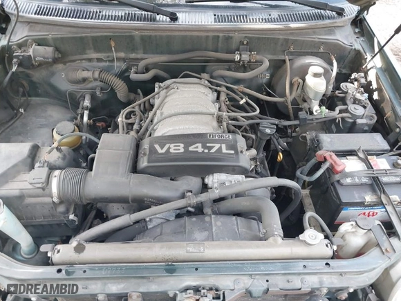 2002 Toyota Tundra SR5 with VIN 5TBRT34192S285390, listed as a IAAI auction lot 41869974 with 158,839 mi miles. Bid and sale history available at carsss.com. Image 10.