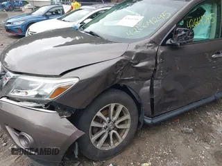 2015 Nissan Pathfinder SL with VIN 5N1AR2MM9FC723528, listed as a IAAI auction lot 42664245 with 120,818 mi miles and . Bid and sale history available at DreamBid. Image 6.