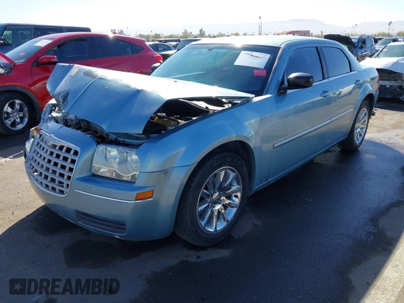 2008 Chrysler 300 LX with VIN 2C3KA43R08H267996, listed as a IAAI auction lot 41651603 with 188,760 mi miles. Bid and sale history available at carsss.com. Image 17.