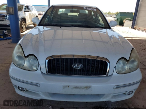 2003 Hyundai Sonata GLS with VIN KMHWF35H43A876198, listed as a Copart auction lot 80966694 with 134,928 mi miles and Clean Title. Bid and sale history available at carsss.com. Image 5.