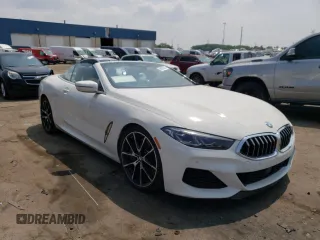 2019 BMW 8 Series M850i xDrive with VIN WBAFY4C57KBJ98873, listed as a Copart auction lot 56889023 with 0 mi miles. Bid and sale history available at carsss.com. Image 4.