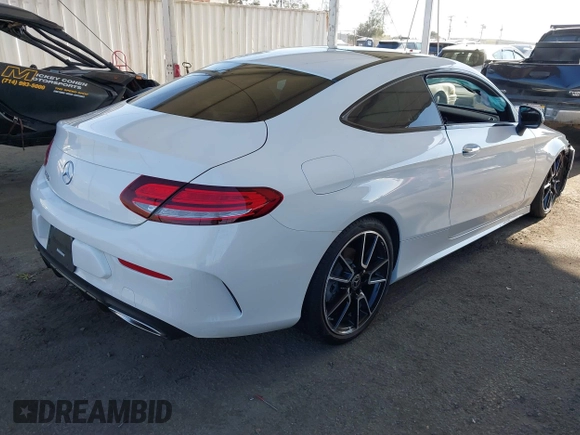 2023 Mercedes-Benz C 300 with VIN W1KWJ8DBXPG117545, listed as a IAAI auction lot 41134596 with 16,665 mi miles and . Bid and sale history available at DreamBid. Image 4.