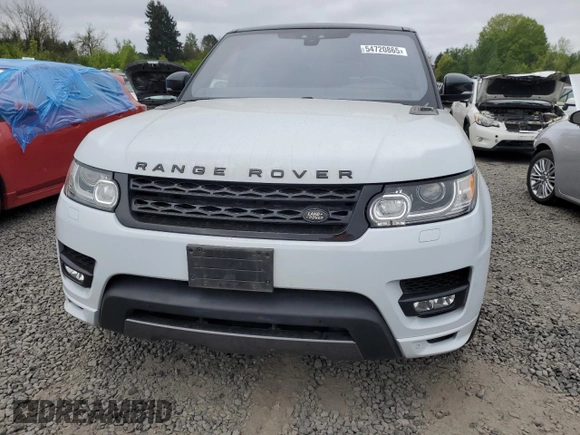 2017 Land Rover Range Rover Sport HSE Dynamic with VIN SALWV2FV0HA134239, listed as a Copart auction lot 54720865 with 50,985 mi miles and Clean Title. Bid and sale history available at carsss.com. Image 5.