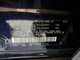 2022 Toyota RAV4 XLE z VIN 2T3P1RFV1NW290805, wystawiony jako Copart lot #62831595 z przebiegiem 61 392 mil mil oraz Szkoda całkowita • Salvage title. Historia ofert i sprzedaży dostępna na DreamBid. Obrazek 13.