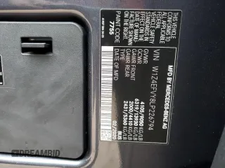 2020 Mercedes-Benz Sprinter with VIN W1Z4EFVY8LP226794, listed as a Copart auction lot 76091804 with 49,169 mi miles and Clean Title. Bid and sale history available at DreamBid. Image 13.