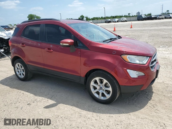 2019 Ford EcoSport SE z VIN MAJ3S2GE4KC302791, wystawiony jako Copart lot #53673525 z przebiegiem 54 600 mil mil oraz Czysty tytuł • Clean title. Historia ofert i sprzedaży dostępna na DreamBid. Obrazek 4.