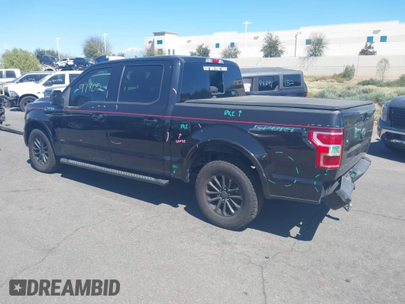 2019 Ford F-150 XL with VIN 1FTEW1CP9KKD28429, listed as a IAAI auction lot 41397905 with 96,793 mi miles and . Bid and sale history available at carsss.com. Image 3.